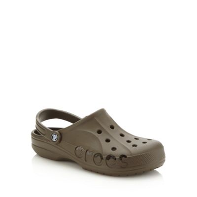 Crocs Big and tall chocolate brown unisex clogs